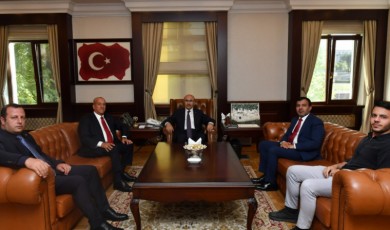 Başkan Sülük ve Heyetinden Emniyet Genel Müdürü Demirtaş'a Tebrik Ziyareti