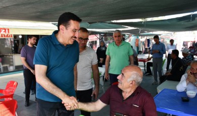 Tüfenkci’den Konteyner Çarşı’ya Ziyaret: Malatya Daha Güçlü Dönecek