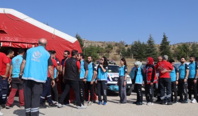 Elazığ ve Malatya UMKE Ekiplerinden Depreme Hazırlık Tatbikatı