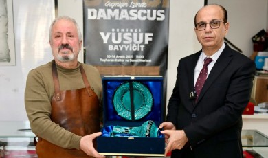 Cumhurbaşkanından 'Yaşayan İnsan Hazineleri' Ödülü Alan Yusuf Bayyiğit, Başkan Geçit’i Atölyesinde Ağırladı!