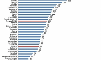 Türkiye'nin Ekonomik Durumu: Kişi Başına GSYH Endeksi 72, Lüksemburg’un 237’siyle Karşılaştırıldı