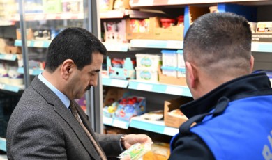 Başkan Taşkın'dan Market Denetimi: Gramaj, Fiyat ve Son Kullanma Tarihleri İncelendi!