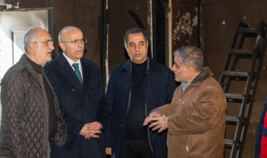 Gürer Tekstil’de Yangın Felaketi! Başkan Er, Geçmiş Olsun Ziyaretinde