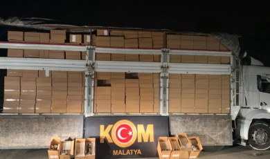 Malatya’da Kamyondan 7 Milyon 250 Bin Makaron Çıktı