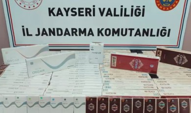 Kayseri-Malatya Yolu Üzerinde Bin 100 Paket Kaçak Sigara Ele Geçirildi