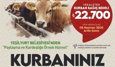 Bayram Bereketi Yeşilyurt’ta Katlanıyor: Kurbanlar İhtiyaç Sahiplerine