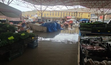 Burası Da Darende: Sebze Hali Gölden Hâllice Oldu