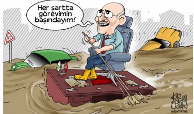 Depremde Çöktü, Yağmurda Göçtü, Afişlerde Yükseldi