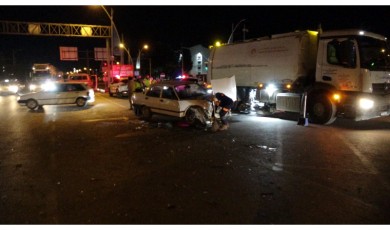 Malatya’da Kavşakta Feci Çarpışma: 4 Yaralı!