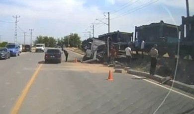Yeşilyurt’ta Şok Anlar! Trenin Altından Sağ Çıktı!