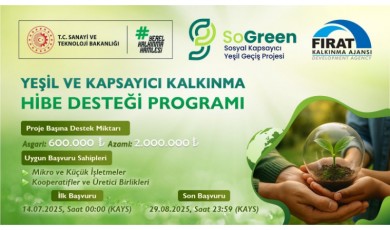 Yeşil Dönüşüm İçin 28 Milyon TL’lik Destek Başladı