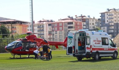 Darende’de Kritik An: 80 Yaşındaki Hastaya Ambulans Helikopterle Acil Müdahale!