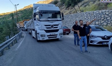 Günpınar Yolunda Tonajlı Araçlar Turizmi Felç Ediyor