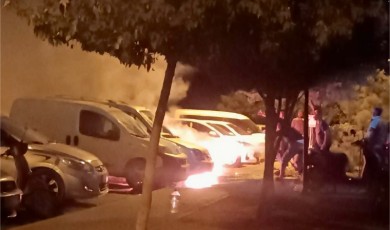 Beydağı’nda Korku Dolu Anlar: Aracın İçinden Alevler Yükseldi!