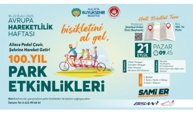 Hareket Zamanı! “Bisikletini Al Gel” Etkinliği Malatya’yı Şenlendirecek
