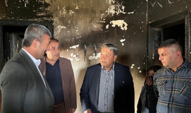 Akçadağ’da Evde Yangın: MHP Heyetinden Geçmiş Olsun Ziyareti