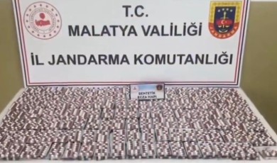 Jandarmadan Tarihi Operasyon: Malatya’da 5 Bin 419 Sentetik Ecza Hapı Ele Geçirildi