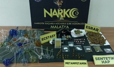 Malatya'da Bir Yılda Tonlarca Uyuşturucu Ele Geçirildi! 405 Kişi Tutuklandı