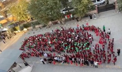 Malatya’da Minik Yürekler Gazze İçin Tek Yürek Oldu