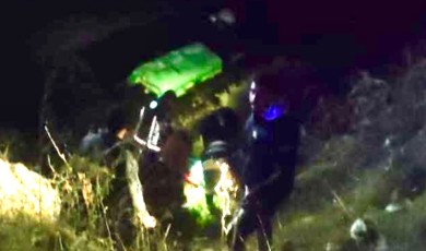 Sanayi Girişinde Korkunç Kaza: Motosiklet Dereye Uçtu