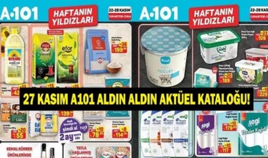 A101 Aktüel Kataloğu: 22-28 Kasım Temel İhtiyaç Ürünleri Fırsatları