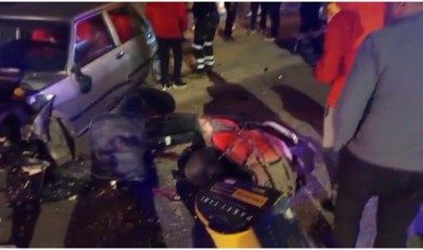 Battalgazi'de Kaza: Motosikletli Kurye Ağır Yaralandı, Kaçan Otomobil Sürücüsü Polis Takibiyle Yakalandı!
