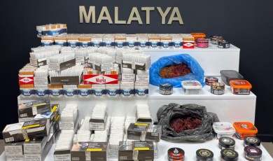 Malatya Emniyetinden Kış Temizliği: Piyasaya Sürülmek Üzere Olan On Binlerce Kaçak Ürüne El Konuldu!