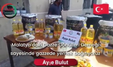 Malatya'dan Gazze'ye Merhamet Köprüsü: Kazanlar Dolusu Yemek Dualarla Ulaştırıldı