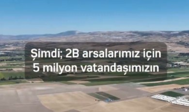 Mülkiyet Krizi Çözülüyor! Bakan Kurum 2B Alanları İçin Tapu Sözü Verdi