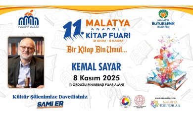 Prof. Dr. Kemal Sayar, Malatya Anadolu Kitap Fuarı’nda Kitapseverlerle Buluşuyor!