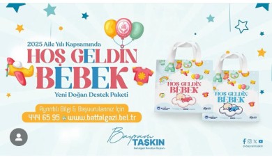 Battalgazi Belediyesi Bebekli Ailelerin Yükünü Hafifletmek İçin Harekete Geçti