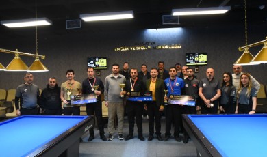 Yeşilyurt Belediyesinin Düzenlediği Bilardo Turnuvasında Şampiyon Belli Oldu