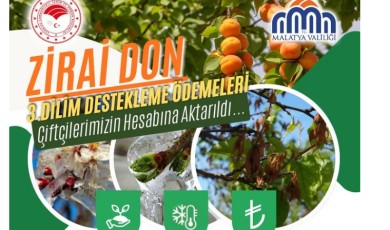 Zirai Don Felaketi Sonrası Malatya Çiftçisine 7,5 Milyar TL'lik Destek...