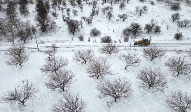 Battalgazi Belediyesi Kar Yağışına Karşı 104 Mahallede Teyakkuza Geçti