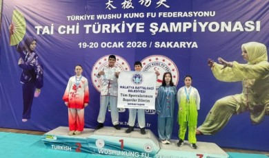 Genç Sporcular Tai Chi Branşında Türkiye Şampiyonu Olarak Malatya'ya Döndü