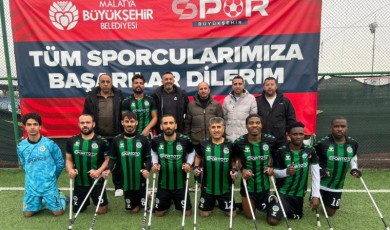 Malatya Ampute Futbol Takımı İzmir Deplasmanından Zaferle Döndü