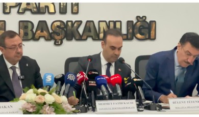 Bakan Kacır'dan Malatya'ya Yatırım ve İstihdam Müjdesi: 29 Milyar Lira, 22 Bin 835 İstihdam