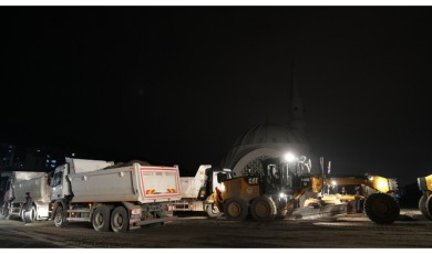 Battalgazi’de Çamurlu TOKİ Cami Çevresi Modernleşiyor