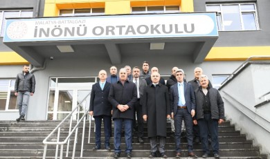 İnönü Ortaokulu Ziyaretinde Çocuk Köyü ve Bilim Merkezi Müjdesi Geldi