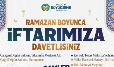Malatya Büyükşehir Belediye Başkanı Sami Er Halkı İftar Sofralarına Çağırdı