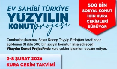 Sosyal Konut Hamlesinde Yeni Durak On İl İçin Kura Takvimi Açıklandı