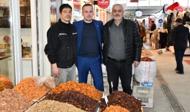 MAGİNDER Başkanı Karademir Konteyner Çarşıda Esnafın Nabzını Tuttu