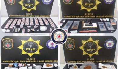 Narkotik Ekipleri Bir Ayda Kilolarca Uyuşturucu Madde Ele Geçirdi