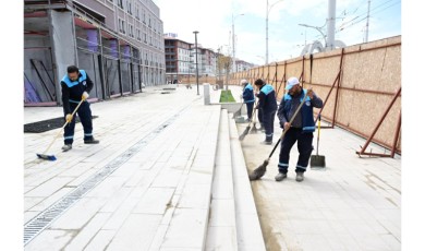 Battalgazi Belediyesi Akpınar Çarşısı Esnafı İçin Kolları Sıvadı