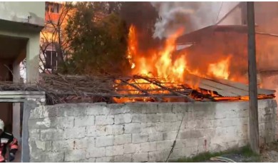 Malatya’da Korkutan Bahçe Yangını Ekiplerin Müdahalesiyle Söndürüldü