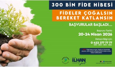 Yeşilyurt Belediyesi Çiftçilere Üç Yüz Bin Adet Fide Dağıtıyor