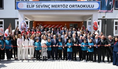 Yıkılan Okulun Yerine Umut Yükseldi! Elif Sevinç Mertöz Ortaokulu Hizmete Girdi
