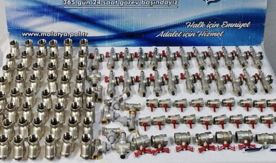 Battalgazi İlçesinde Şantiyeye Dadanan Tesisat Hırsızı Kıskıvrak Yakalandı