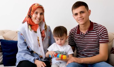 Depremde Evlerini Kaybeden Genç Çift TOKİ Konutları İle Yeni Yuvalarına Kavuştu