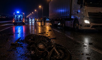 Elazığ Yolundaki Feci Kazada Motosiklet Sürücüsü Miraç Taşdan Vefat Etti